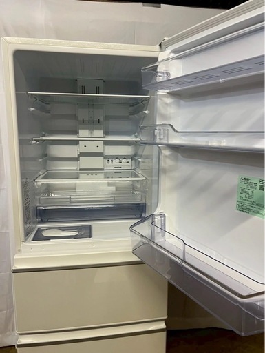 【成約済み】【年末セール】【6ヶ月保証】三菱電機 3ドア冷蔵庫 MR-CX33G-W 2021年製 330L 右開き