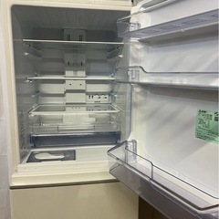 【年末セール】【6ヶ月保証】三菱電機 3ドア冷蔵庫 MR-CX33G-W 2021年製 330L 右開きの画像