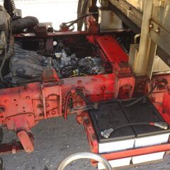 Ｈ１２年式キャンター３軸車平ボディー  688973km Nox適合 自走可能ですが現状渡しの画像