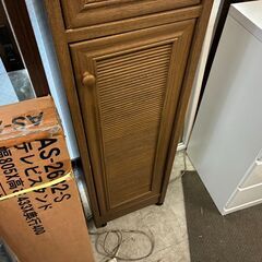 【リサイクルショップどりーむ荒田店】No.5354 シンプルな棚です。ウッド調の画像