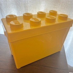 LEGO レゴ クラシック　収納ボックス 大型 イエローの画像