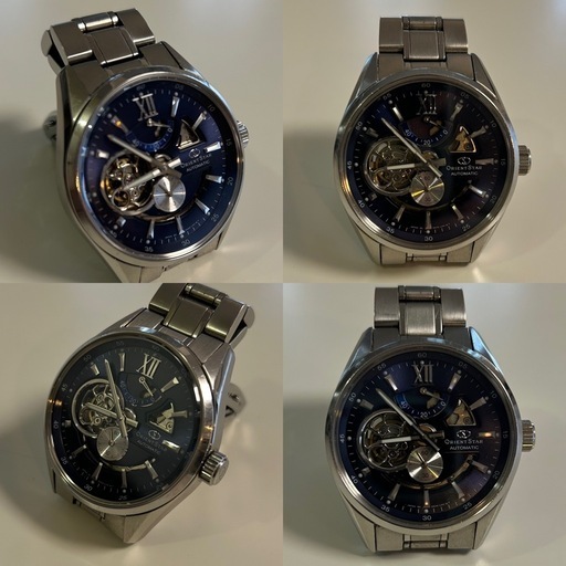 ORIENT STAR オリエントスターRK-AV0004L  メンズ腕時計 機械式(手巻き+自動巻き) アナログ ブルースケルトンデ