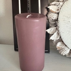 クリスマスリース　キャンドルの画像