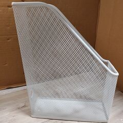 イケア　DRÖNJÖNS ドローンヨンス　マガジンファイル　ホワイト　スリム　金属製メッシュ　804.396.95の画像
