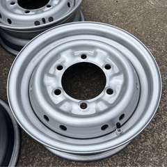 【埼玉県所沢市】直接引取のみ。中古美品‼︎ 日産アトラス1.5t車 2t車 純正ホイール 15×5.5j+44 6穴 PCD170. ニッサン Nissan いすず エルフ OEM　4本売りの画像