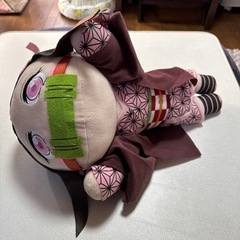 (未使用)鬼滅　禰󠄀豆子　ぬいぐるみ＆タオルセットの画像