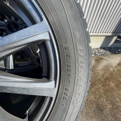 215/60/17 3719✖️4 スタッドレスタイヤ社外アルミセット　マナレイ　バリ山　5穴　17 7J 　CH-R などの画像