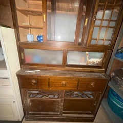 先約済　昔の食器棚　古民家　蔵出し品　もらってください！の画像