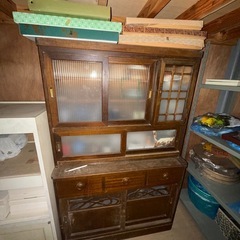 先約済　昔の食器棚　古民家　蔵出し品　もらってください！の画像