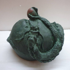 ☆▲伯馬作　辰　龍　干支　置物　飾り　インテリア　雑貨　小物　bの画像