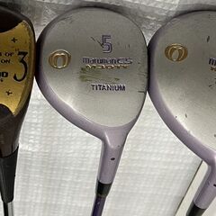 ij6847HI ゴルフクラブ 10本 ゴルフバッグ付 右利き maruman mizuno TECHNIX ドライバー アイアン パター 動作未確認の画像