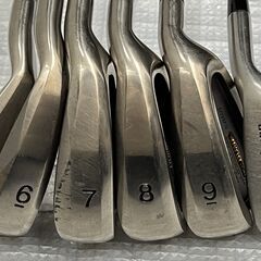 ij6847HI ゴルフクラブ 10本 ゴルフバッグ付 右利き maruman mizuno TECHNIX ドライバー アイアン パター 動作未確認の画像