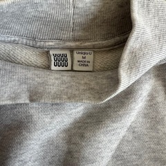 UNIQLO U レディース スウェットプルオーバー M ライトグレーの画像