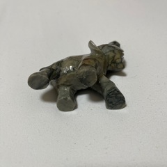 ゾウ 置物 石　の画像
