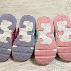 MOONSTAR carrot ピンク/ミント16.5 3E 2足の画像