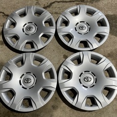 スタッドレスタイヤ　トヨタ純正鉄ホイール・ホイールキャップ付き　２０２２年製　ＢＬＩＺＺＡＫ　ＶＬ１　ブリザック　１９５／８０／Ｒ１５　１０７／１０５ＬＴ　６Ｊ　６穴　ＰＣＤ１３９．７　バン　ライトトラック　ハイエース等の画像