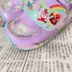 アンパンマン　キッズ　子ども　靴　スニーカー　15cmの画像