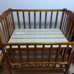 大和屋 パタン 折りたたみミニベビーベッド　自宅まで取りに来ていただける方　1月23日期限の画像