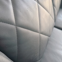 3人掛けソファー黒の画像