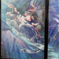 額縁 ジグソーパズル付き2 個、500×750mm/1000ピース の画像