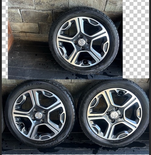 【取引中】アルミホール3本165/60R15