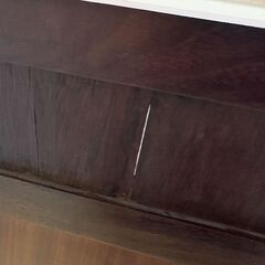 ベッド クインサイズ 木製 マットレス付きの画像