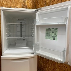 C(7752) パナソニック 冷凍冷蔵庫 NR-BW149C-W 2017年製 ノンフロン 100V60/50Hz Panasonic 33kg W480D586H1119 直接引き取り歓迎 大阪の画像