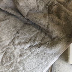 ★ニトリ　マイヤーラグ　マット　絨毯　じゅうたん　敷き　★グレーの画像