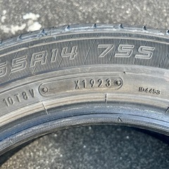 【2023年製】155/65R14 夏タイヤ ダンロップの画像