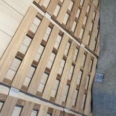 シングルベッドマットレスすのこ付きの画像