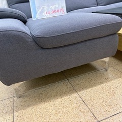 《リユースマン倉敷》ニトリL型ソファ グレーの画像