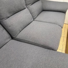 《リユースマン倉敷》ニトリL型ソファ グレーの画像