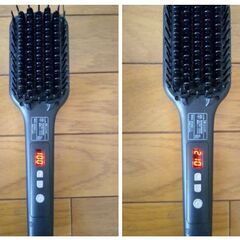 SALONIA・サロニア／ストレートヒートブラシ／ワイド／SL-012BKの画像