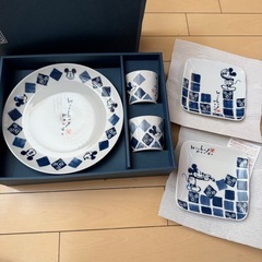 新品未使用 ミッキー お皿 コップ の画像