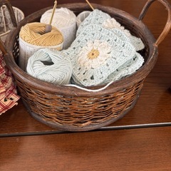 籐籠　全部の画像