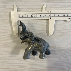 ゾウ 置物 石　の画像