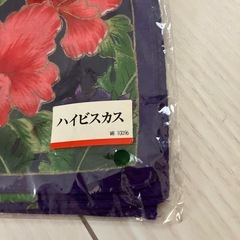 新品＊ハイビスカス　ハンカチの画像