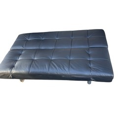 ニトリ　ソファベッド　黒の画像