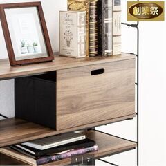 ニトリ　Nポルダー突っ張り壁面収納　(80cm+40cm)の画像