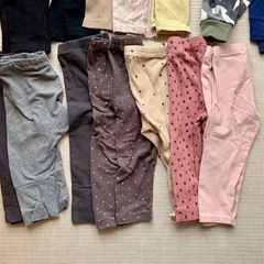 【取引中】ベビー レギンス パンツ 秋冬　80サイズ 15点セット ユニクロ H&M 無印の画像