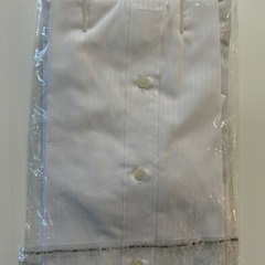 袋入り未使用品SALAFORD　CHIKUMA半袖ワイシャツ半袖ビジネスシャツ半袖ドレスシャツA形襟回りえり回り38ホワイト白色系の画像