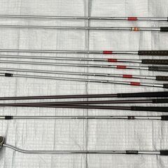 ij6846HI ゴルフクラブ 12本 ゴルフバッグ付 右利き mizuno ODYSSEY TECHNIX ドライバー アイアン パター 動作未確認の画像