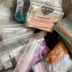 ダイヤモンドアートのビーズの画像