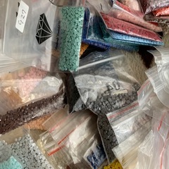 ダイヤモンドアートのビーズの画像