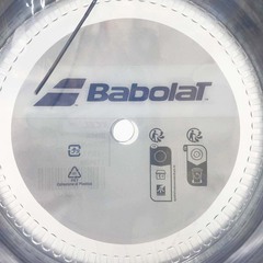 【未使用】バボラ XCEL エクセル 125 硬式 テニス ストリング ガット 200m ロール ブラック 243110 BABOLAT 1.25mmの画像