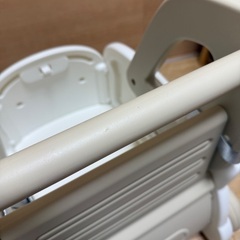 美品 momnlittle ベビーウォーカー 手押し車 アイボリーの画像