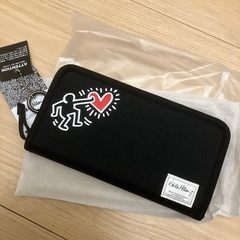 Keith Haring キースヘリング Hart & Sign Long Wallet / ロングウォレット 長財布 の画像