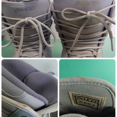 ● 8)NAKED ネイキッド スノーボードブーツ グレー  27-27.5cm 中古 ③の画像