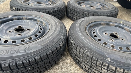 スタッドレスタイヤ 155/80R13インチ YOKOHAMA アイスガード  4本セット