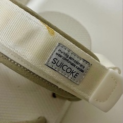 SUICOKE 28cm ファー付サンダル ベージュ 美品 新古品 汚れ箇所ありの画像
